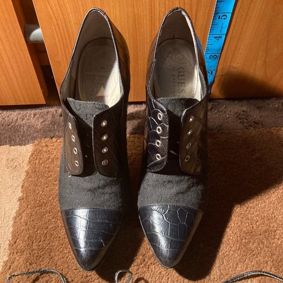 Guess Size 6 platform bootie black - Picture 1 of 5